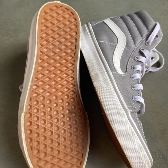 Womens Grey SK8-HI Shoe Vans - Picture 5 of 7